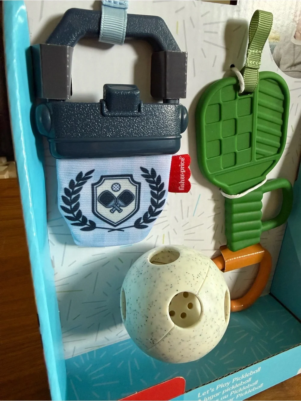 Brand New- Fisher-Price Let's Play Pickleball Baby Toy - NWT!